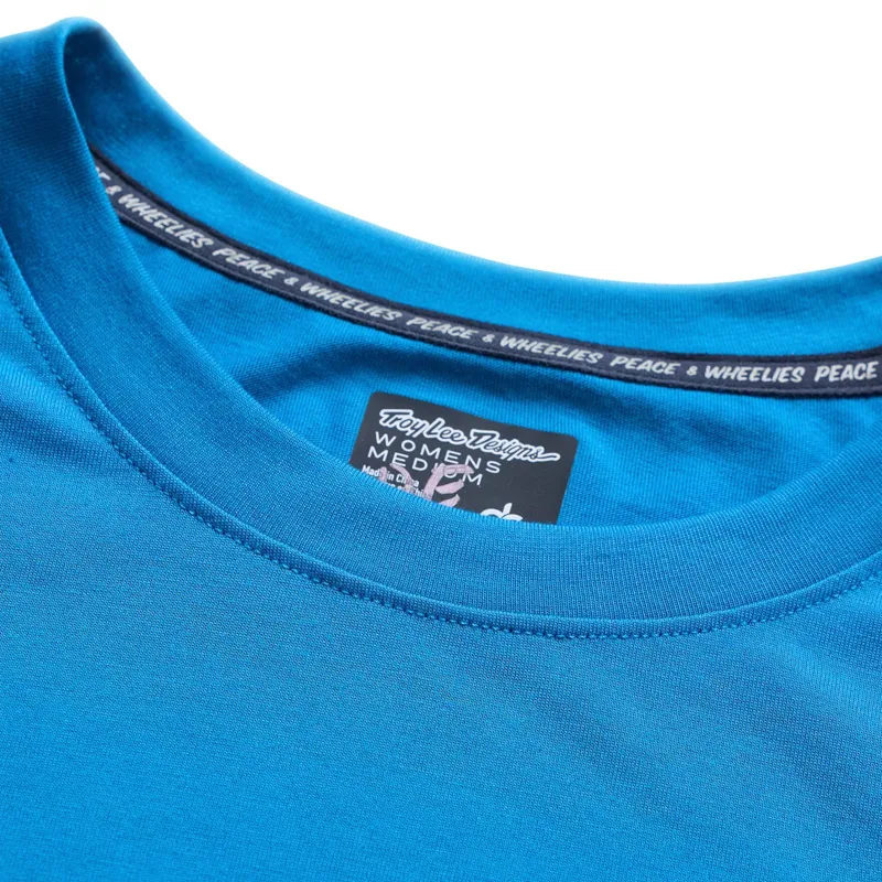 Troy Lee Designs Lilium Ride Women's SS Tee One Eye in Aero Blue-3