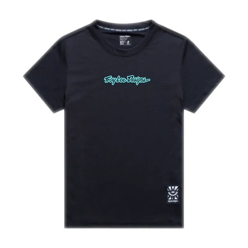 Troy Lee Designs Lilium Ride Women's SS Tee Signature in Black