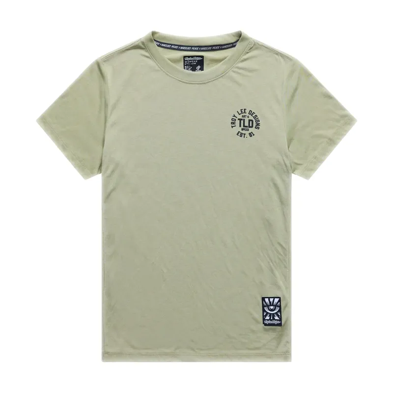 Troy Lee Designs Lilium Ride Women's SS Tee Stamps in Sage