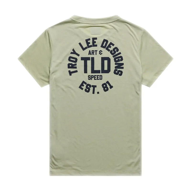 Troy Lee Designs Lilium Ride Women's SS Tee Stamps in Sage-1