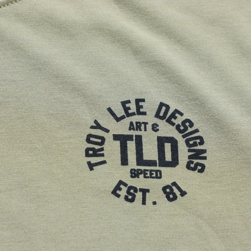 Troy Lee Designs Lilium Ride Women's SS Tee Stamps in Sage-2