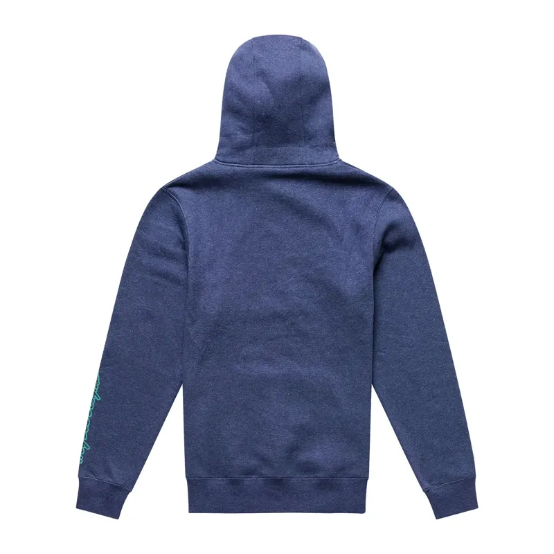 Troy Lee Designs Pullover Hoodie Badge in Navy Heather-1