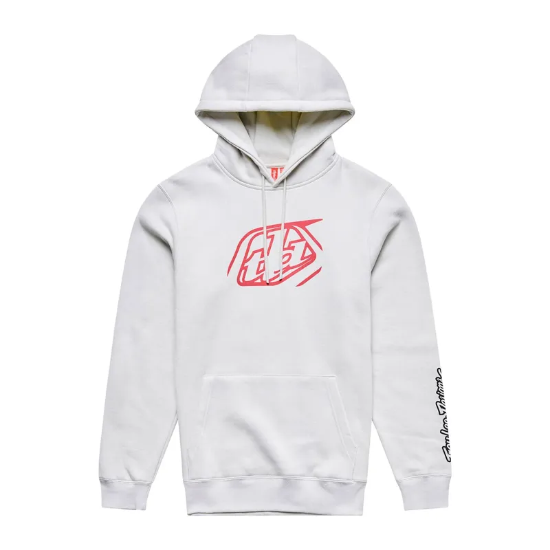 Troy Lee Designs Pullover Hoodie Badge in Pumice