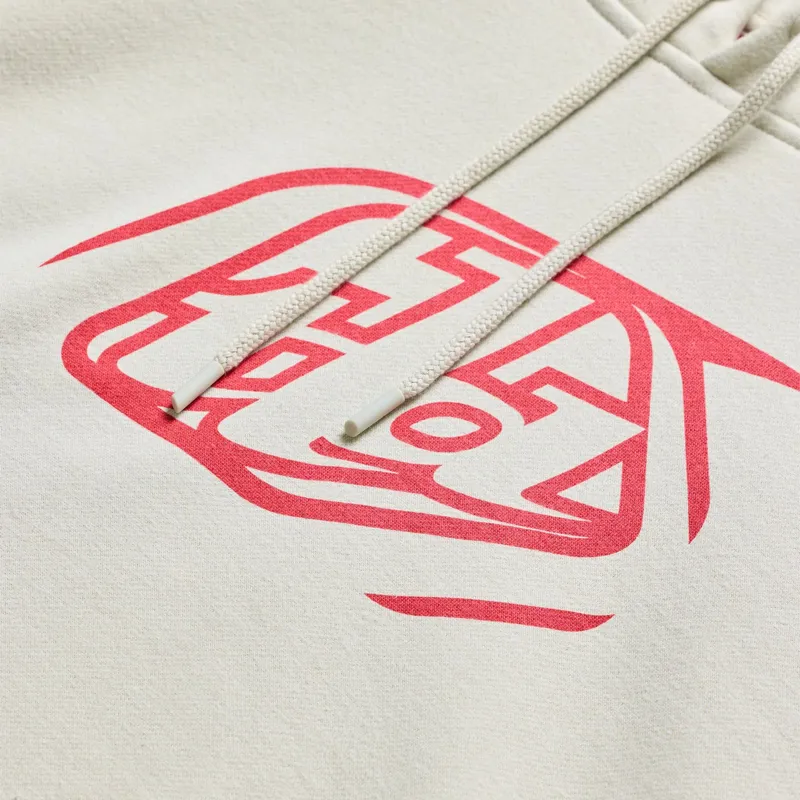 Troy Lee Designs Pullover Hoodie Badge in Pumice-2