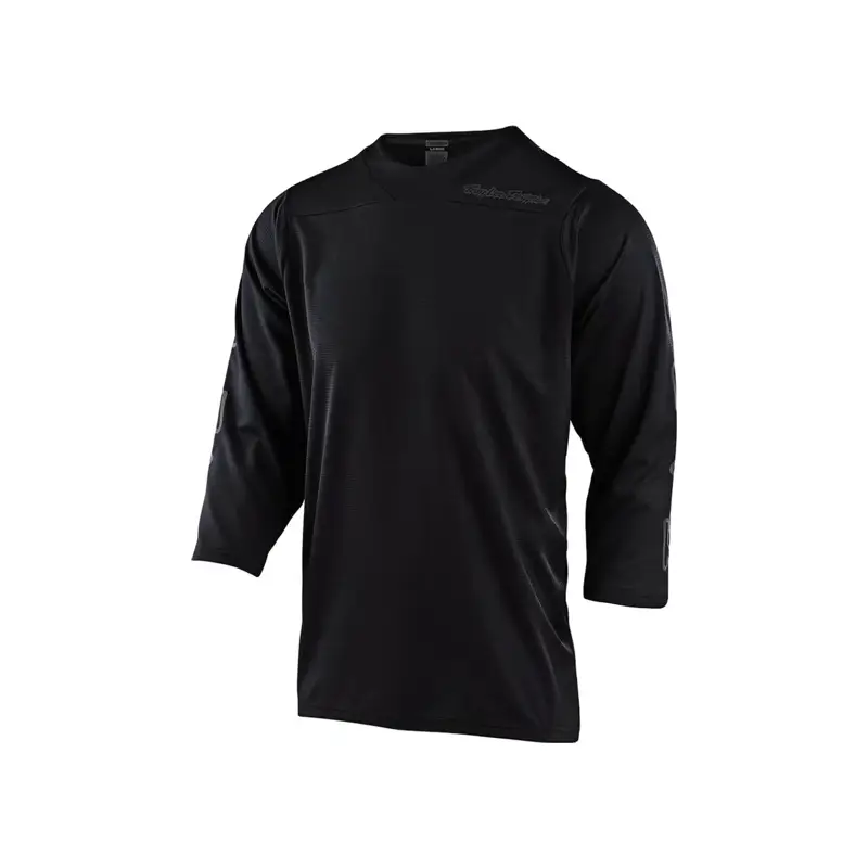 Balfes Bikes Troy Lee Designs Ruckus 3/4 Sleeve Jersey in Solid Black | Free postage over £30, £10 off first order, price match & 0% finance.
