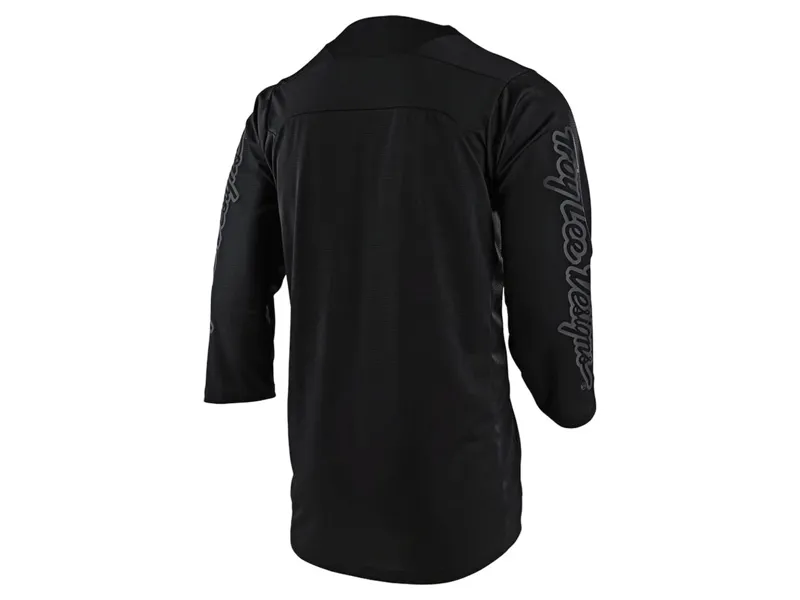 Troy Lee Designs Ruckus 3/4 Sleeve Jersey in Solid Black-1