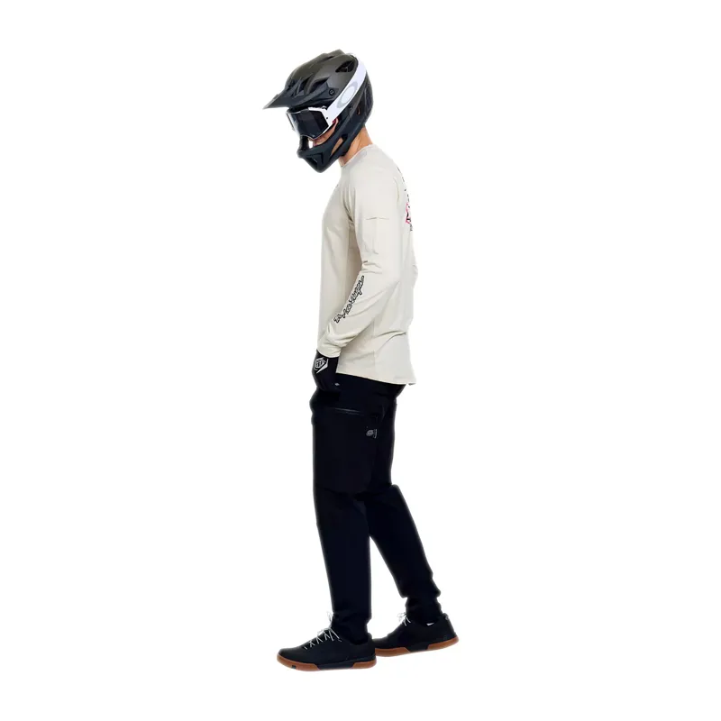 Troy Lee Designs Ruckus Long Sleeve Ride Jersey Art and Speed in Pumice-13