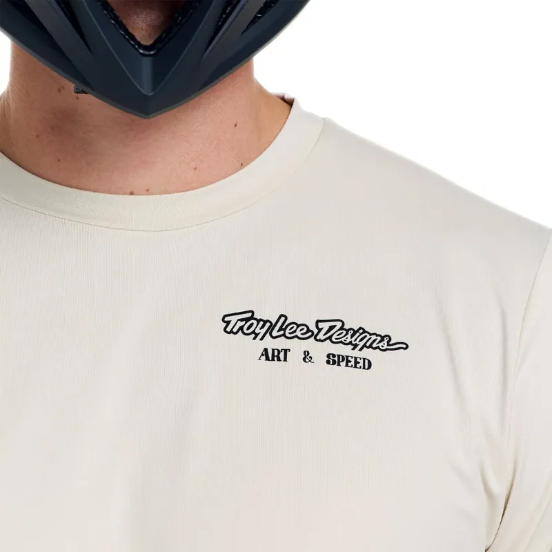Troy Lee Designs Ruckus Long Sleeve Ride Jersey Art and Speed in Pumice-2