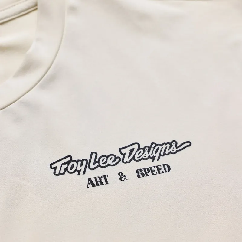 Troy Lee Designs Ruckus Long Sleeve Ride Jersey Art and Speed in Pumice-4