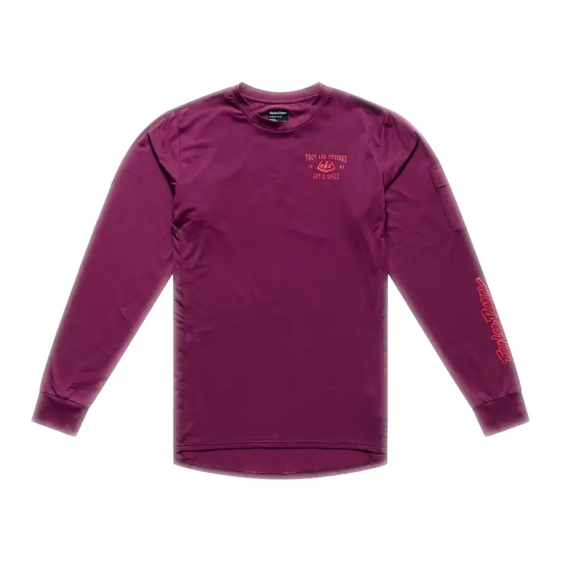 Balfes Bikes Troy Lee Designs Ruckus Long Sleeve Ride Jersey Lockdown in Sangria | Free postage over £30, £10 off first order, price match & 0% finance.