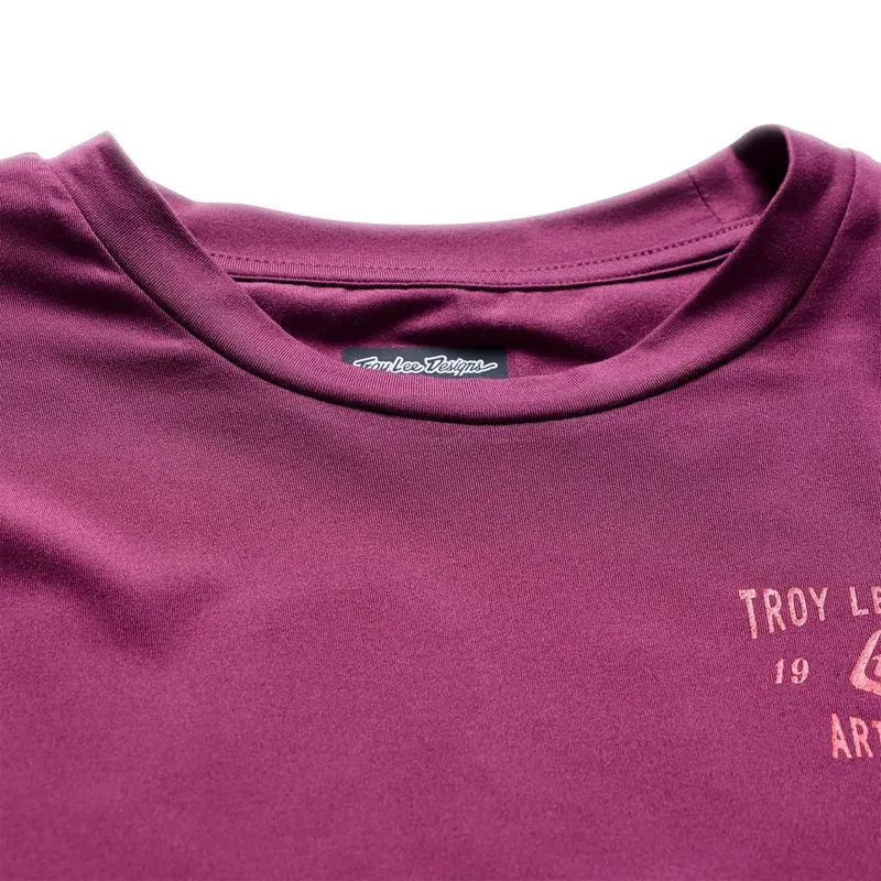 Troy Lee Designs Ruckus Long Sleeve Ride Jersey Lockdown in Sangria-2