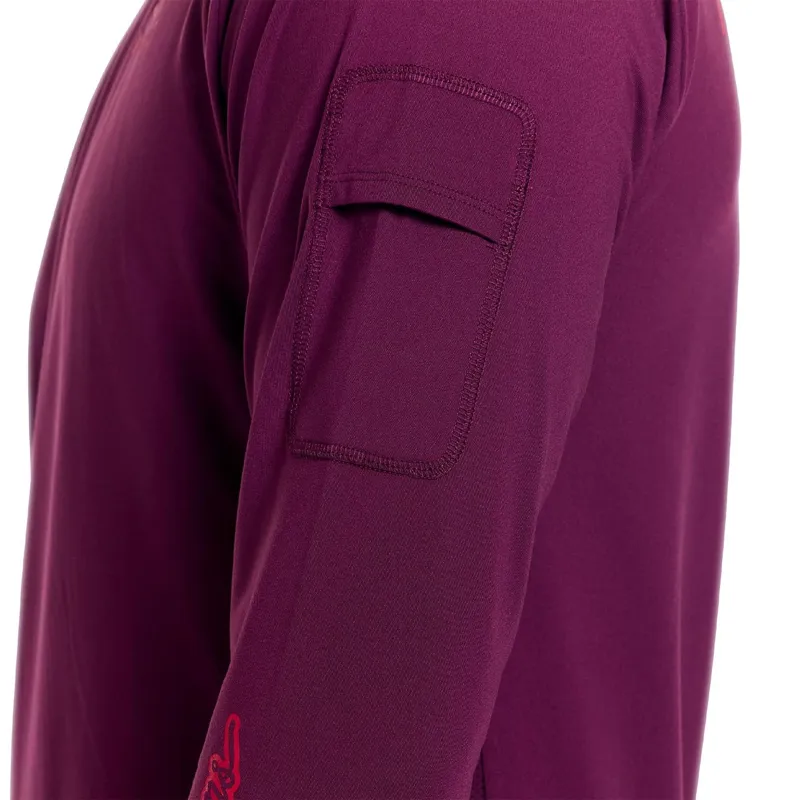 Troy Lee Designs Ruckus Long Sleeve Ride Jersey Lockdown in Sangria-8