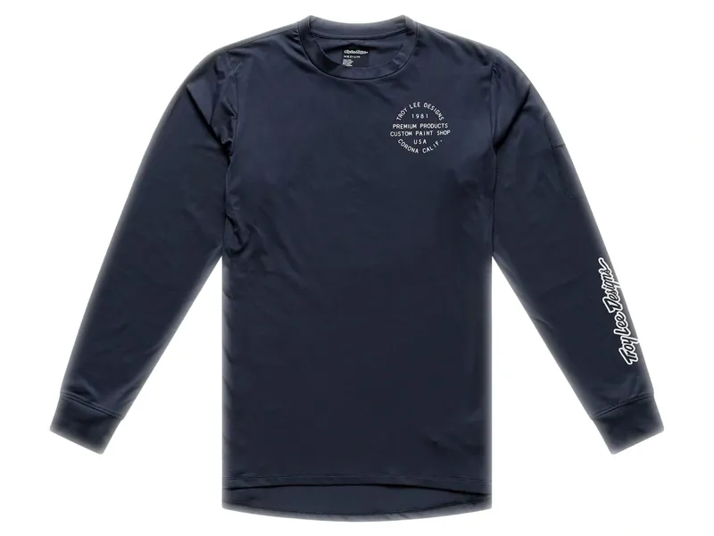 Troy Lee Designs Ruckus Long Sleeve Ride Jersey Pressed in Carbon