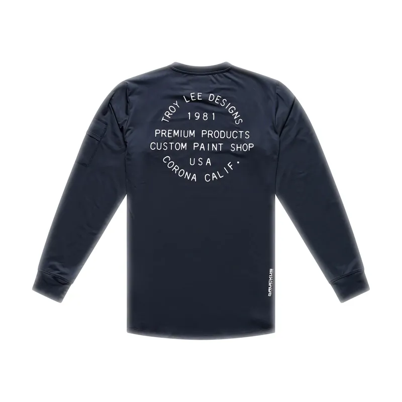Troy Lee Designs Ruckus Long Sleeve Ride Jersey Pressed in Carbon-1