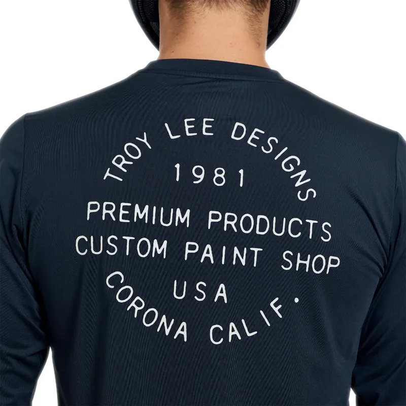 Troy Lee Designs Ruckus Long Sleeve Ride Jersey Pressed in Carbon-2