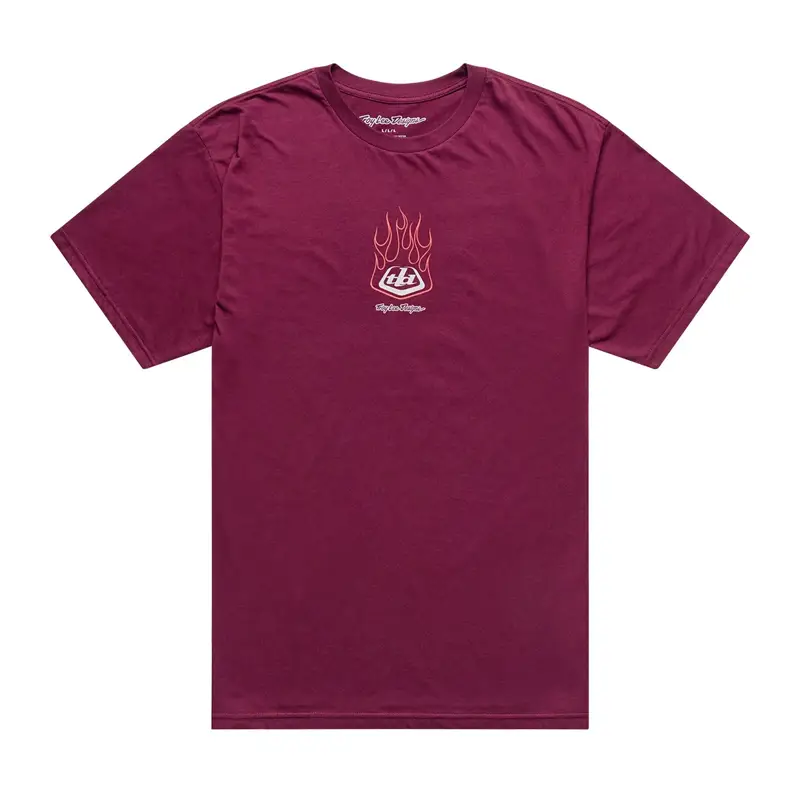 Balfes Bikes Troy Lee Designs Short Sleeve Tee Flame2 in Red | Free postage over £30, £10 off first order, price match & 0% finance.
