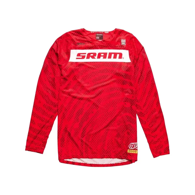 Balfes Bikes Troy Lee Designs Skyline Air Long Sleeve Jersey Sram Roots in Fiery Red | Free postage over £30, £10 off first order, price match & 0% finance.