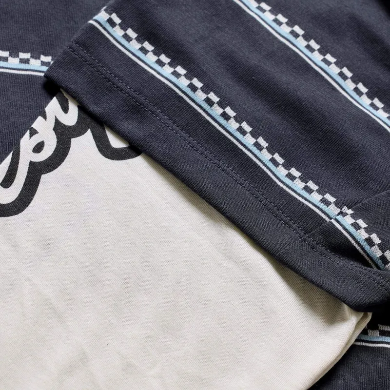 Troy Lee Designs Skyline Fakie Ride Long Sleeve Tee Stripe in Carbon-3