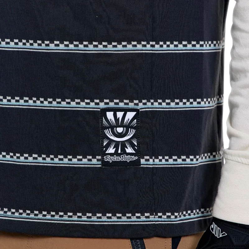 Troy Lee Designs Skyline Fakie Ride Long Sleeve Tee Stripe in Carbon-7