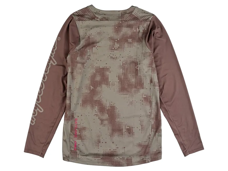 Troy Lee Designs Skyline Long Sleeve Chill Jersey Scattered in Olive-1