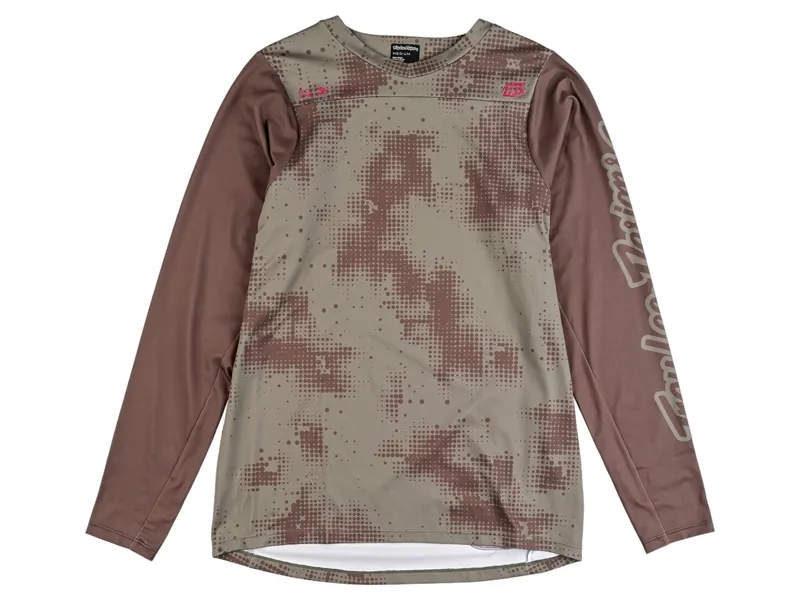 Troy Lee Designs Skyline Long Sleeve Chill Jersey Scattered in Olive