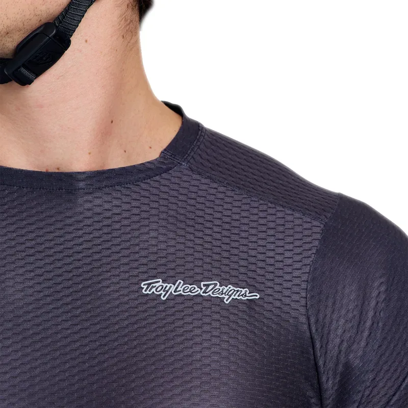 Troy Lee Designs Skyline Pro Air Short Sleeve Jersey Mono in Carbon-5