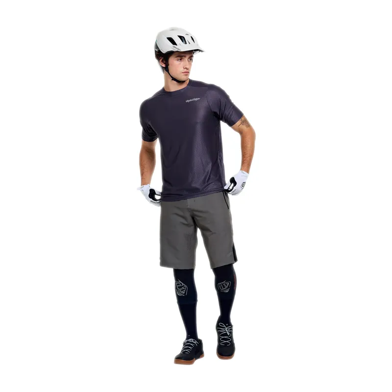 Troy Lee Designs Skyline Pro Air Short Sleeve Jersey Mono in Carbon-7