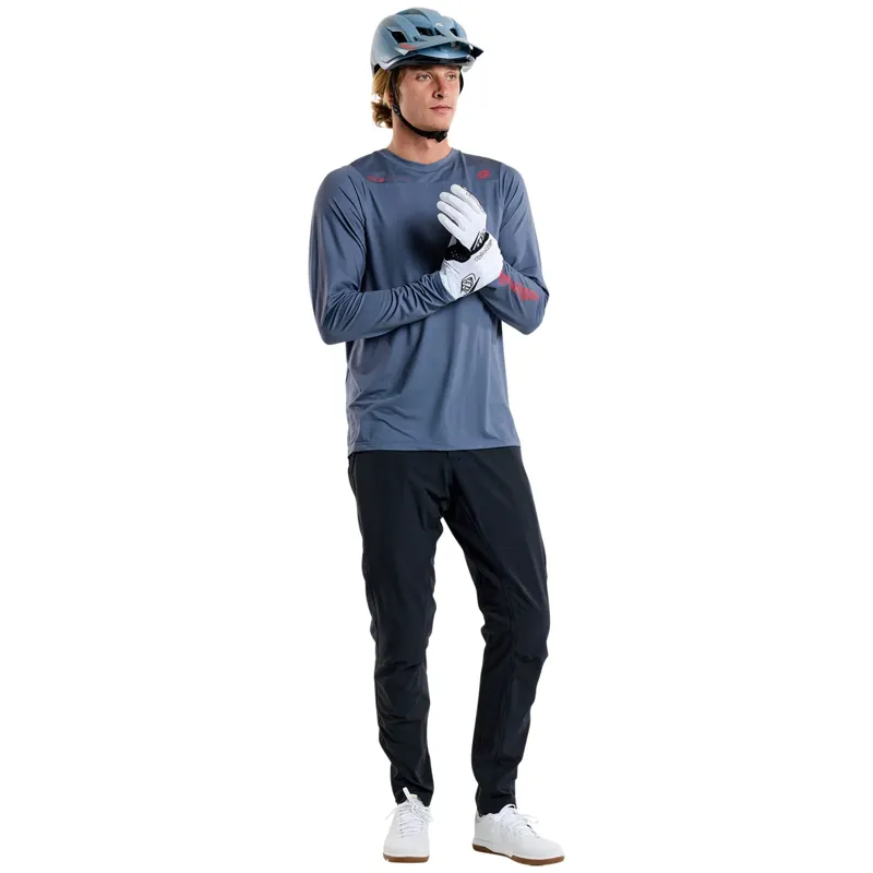 Troy Lee Designs Skyline Pro Long Sleeve Jersey Mono in Blue-4