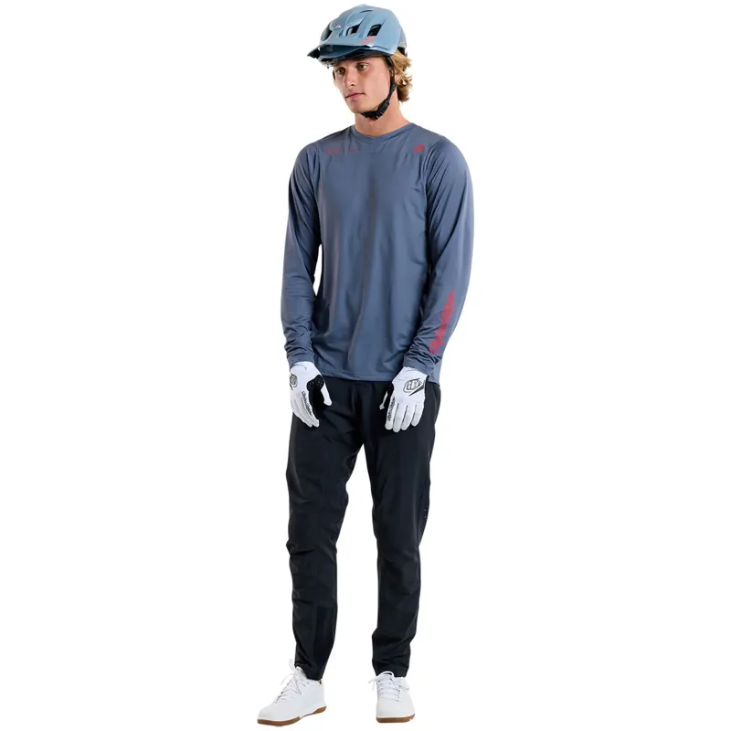 Troy Lee Designs Skyline Pro Long Sleeve Jersey Mono in Blue-5
