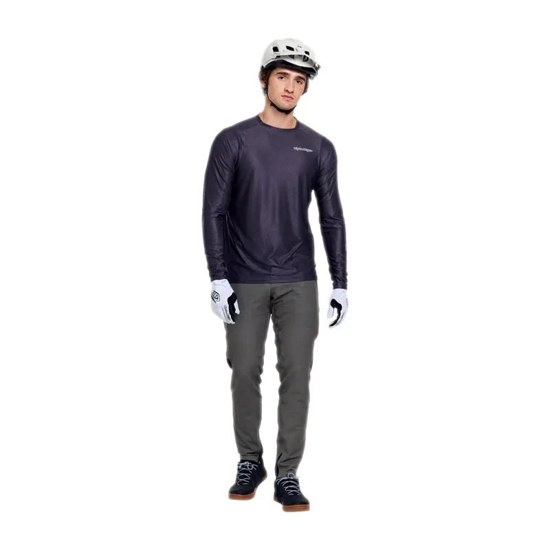 Troy Lee Designs Skyline Pro Long Sleeve Jersey Mono in Grey-4