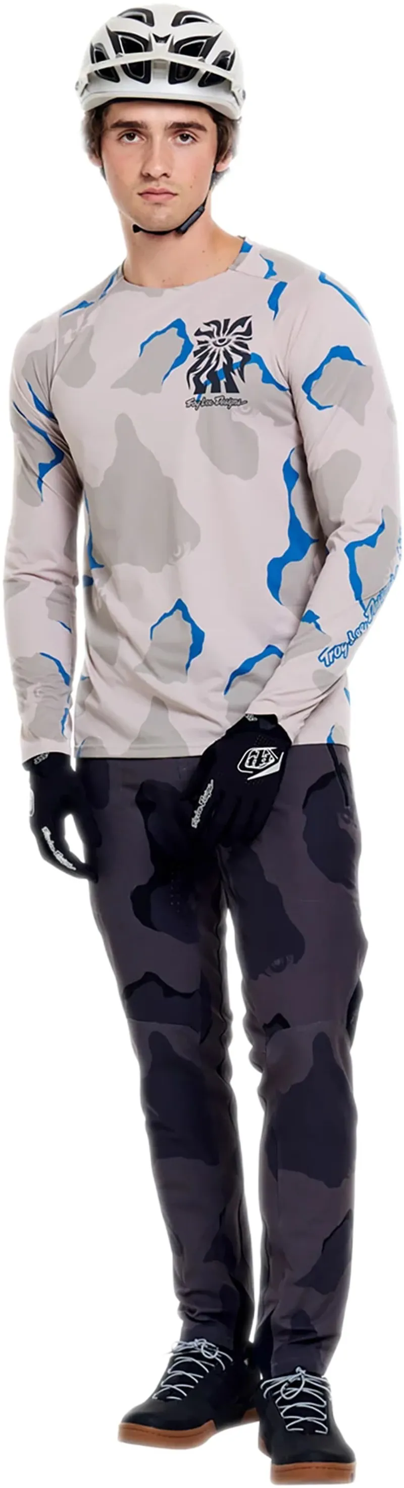 Troy Lee Designs Skyline Pro Pant Flow Camo Carbon in Black-8