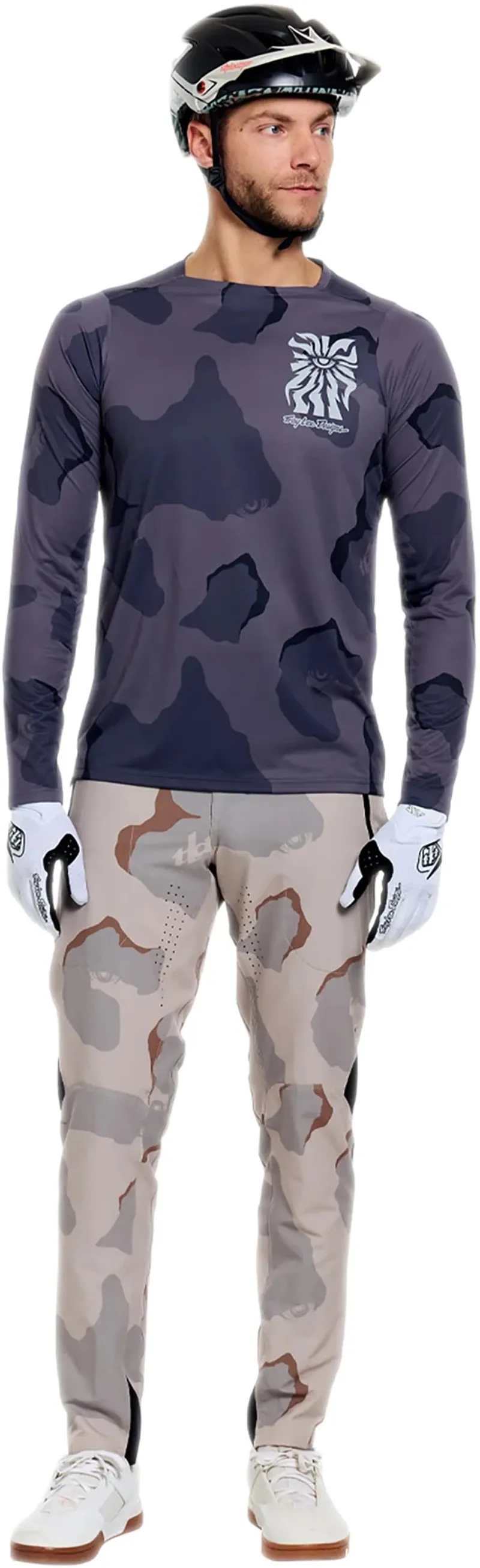 Troy Lee Designs Skyline Pro Pant Flow Camo Pumice in Grey-6