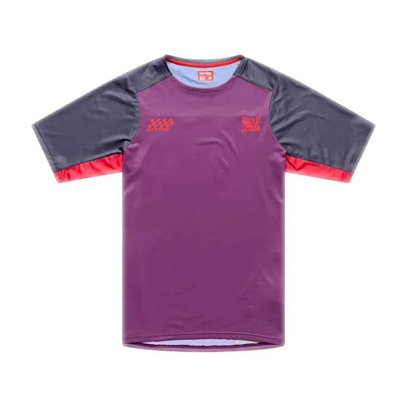 Troy Lee Designs Skyline Pro Short Sleeve Jersey Fangs in Sangria