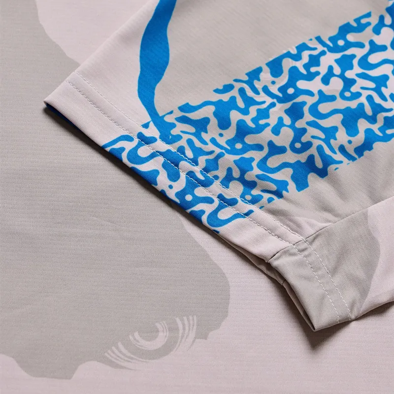 Troy Lee Designs Skyline Pro Short Sleeve Jersey Flow Camo Pumice in Grey-4