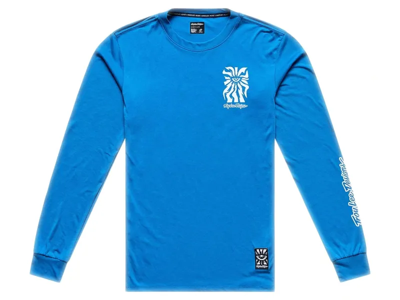 Troy Lee Designs Skyline Ride Long Sleeve Jersey in One Eye Aero Blue