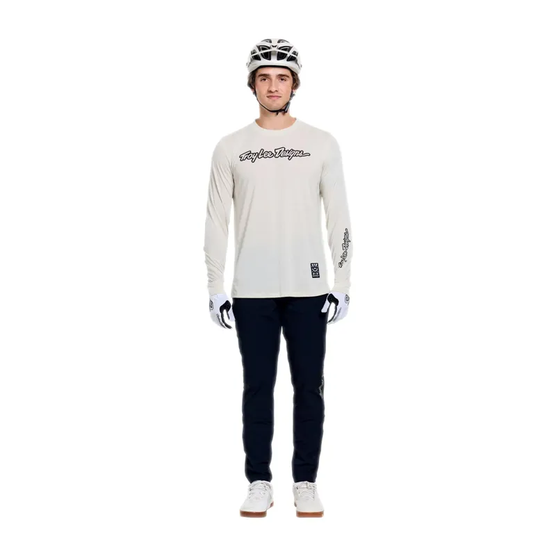 Troy Lee Designs Skyline Ride Long Sleeve Jersey in Signature Pumice-2