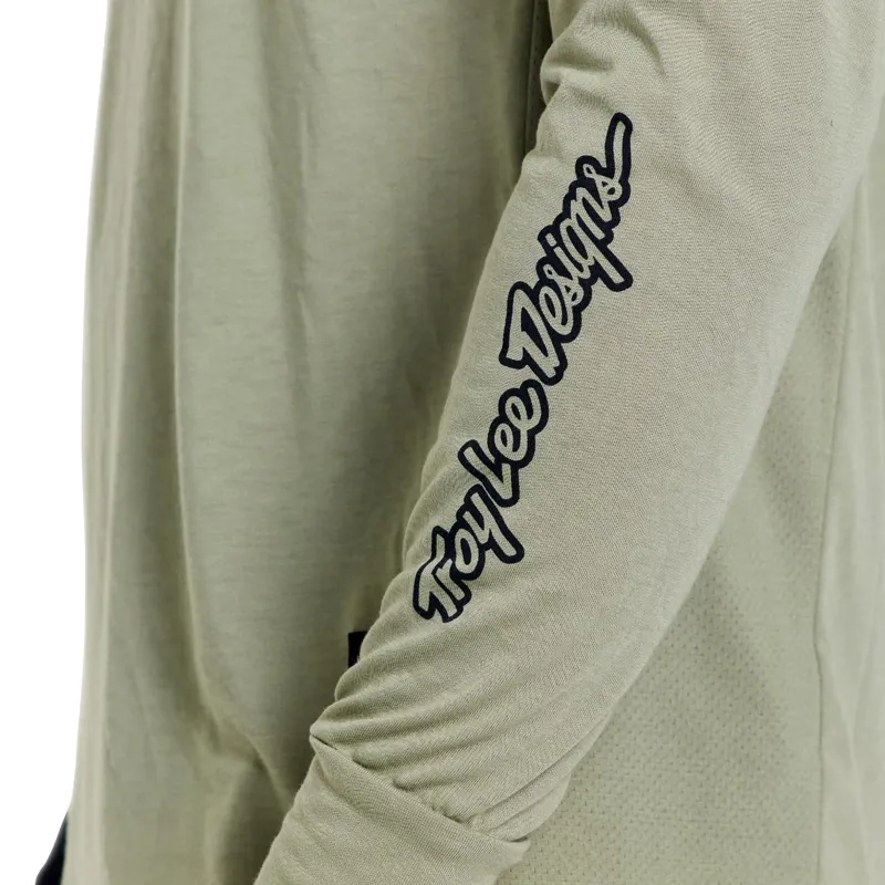Troy Lee Designs Skyline Ride Long Sleeve Jersey in Stamps Sage-10