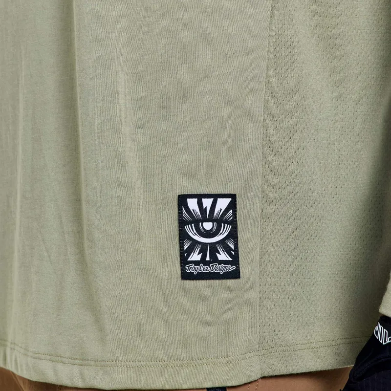 Troy Lee Designs Skyline Ride Long Sleeve Jersey in Stamps Sage-11