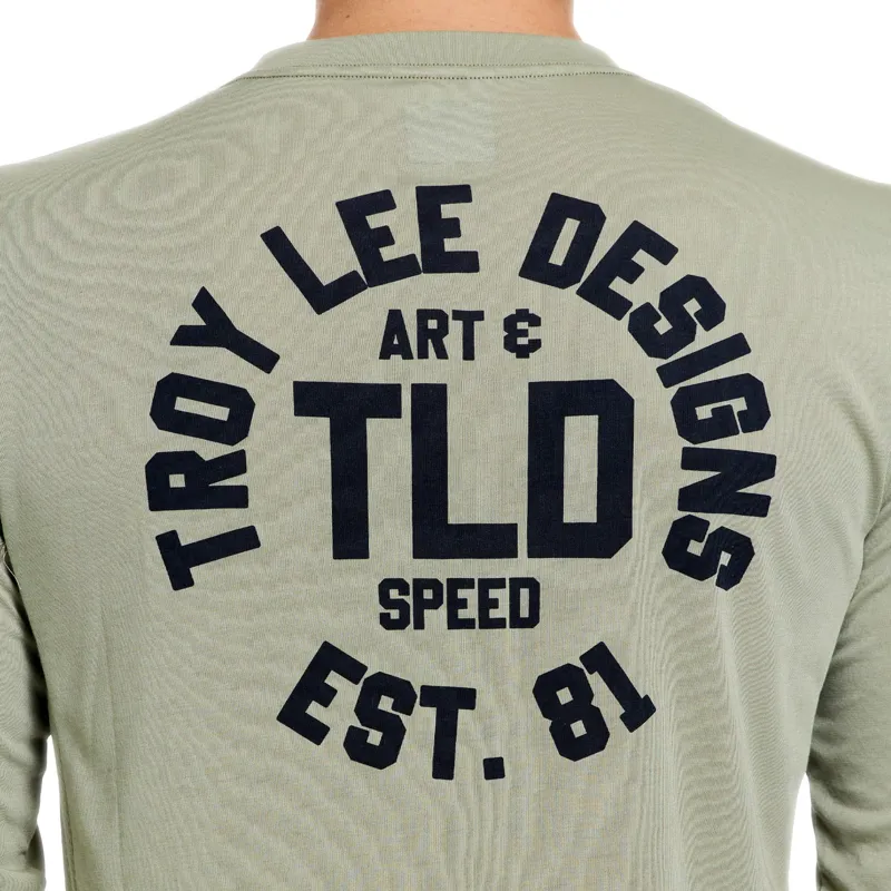 Troy Lee Designs Skyline Ride Long Sleeve Jersey in Stamps Sage-9