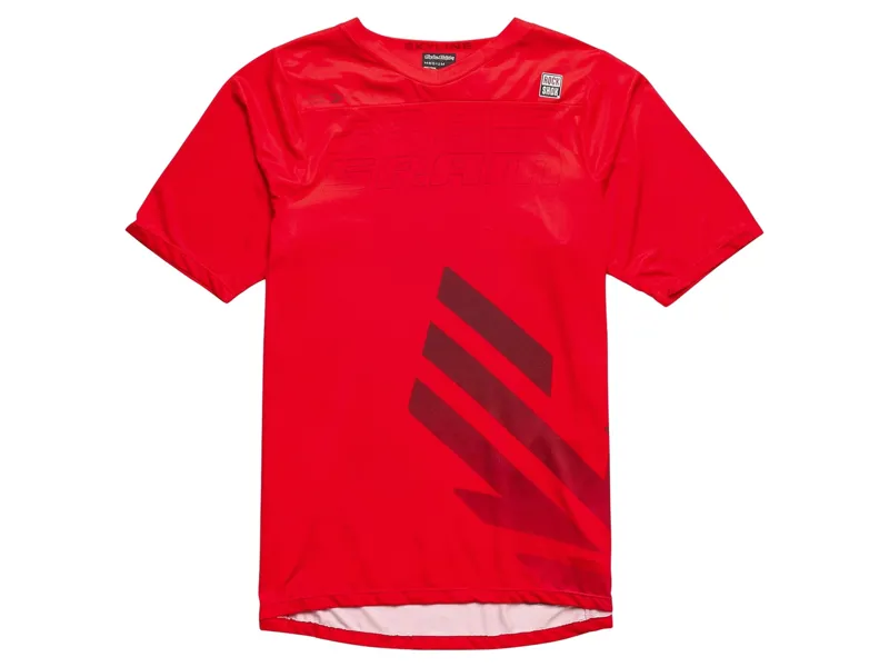 Troy Lee Designs Skyline Short Sleeve Jersey Sram Eagle One in Fiery Red