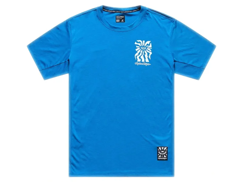Troy Lee Designs Skyline Short Sleeve Ride Jersey One Eye in Aero Blue