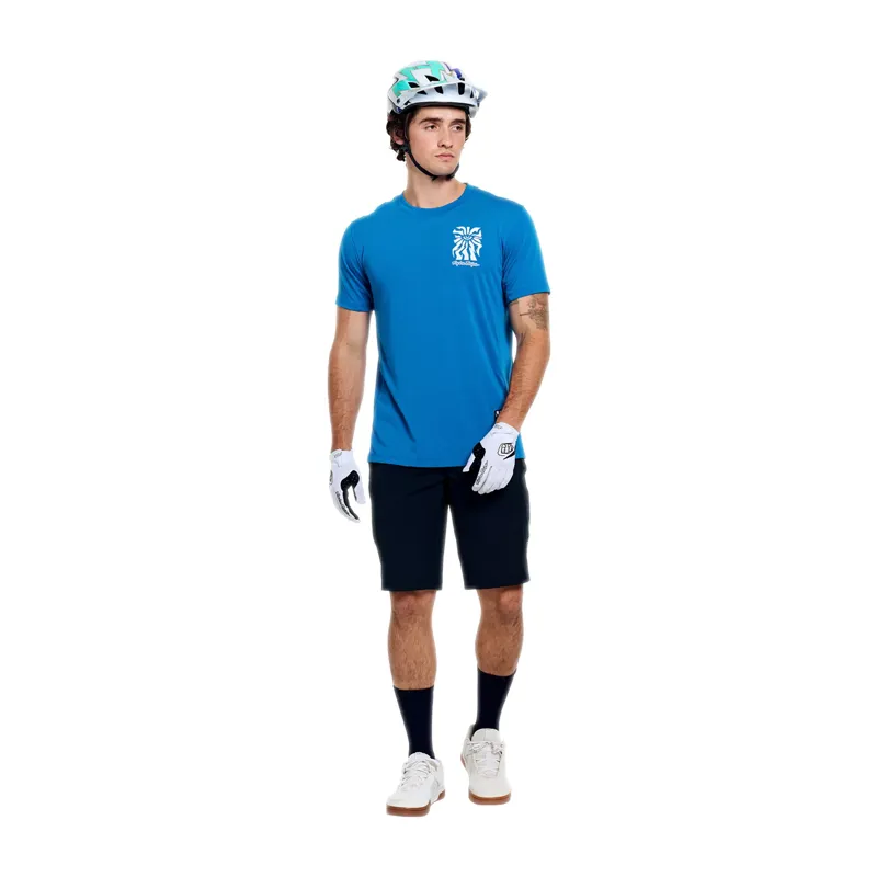 Troy Lee Designs Skyline Short Sleeve Ride Jersey One Eye in Aero Blue-3