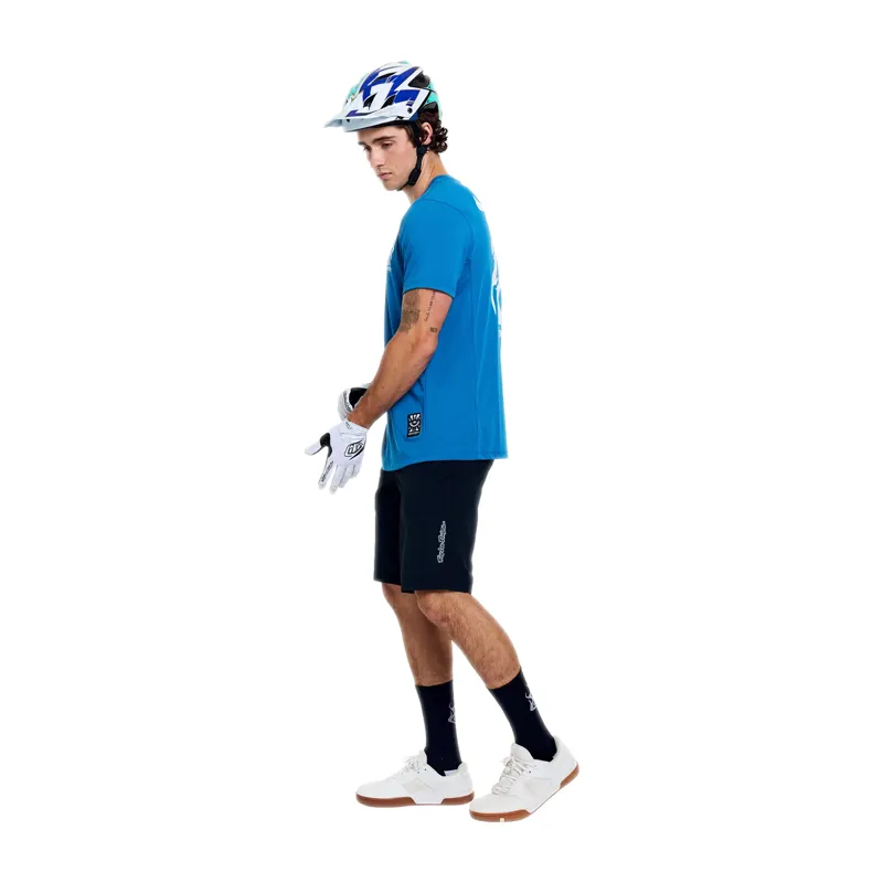 Troy Lee Designs Skyline Short Sleeve Ride Jersey One Eye in Aero Blue-4