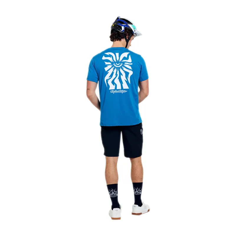 Troy Lee Designs Skyline Short Sleeve Ride Jersey One Eye in Aero Blue-5