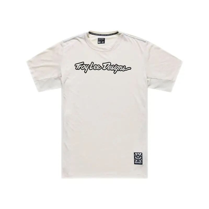 Balfes Bikes Troy Lee Designs Skyline Short Sleeve Ride Jersey Signature in Pumice | Free postage over £30, £10 off first order, price match & 0% finance.