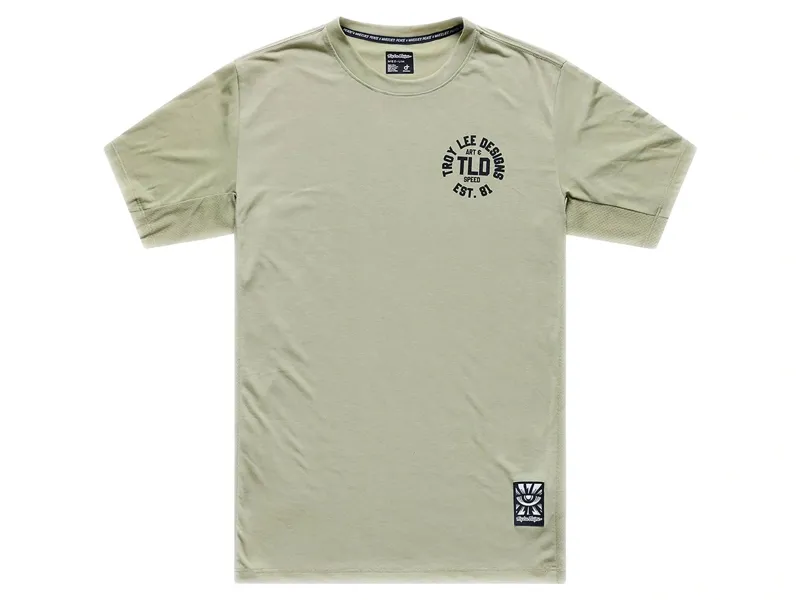Troy Lee Designs Skyline Short Sleeve Ride Jersey Stamps in Sage