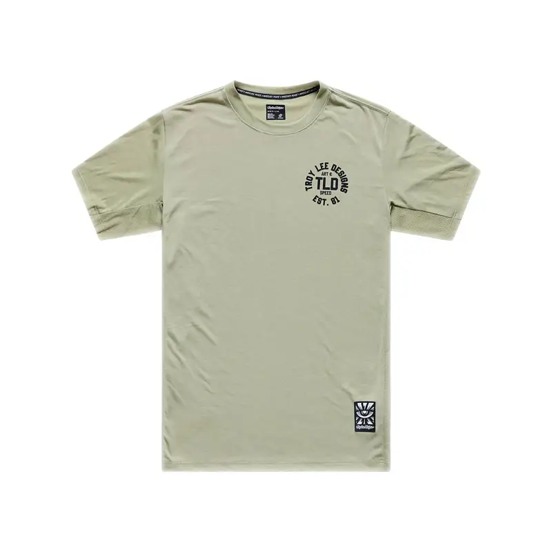 Balfes Bikes Troy Lee Designs Skyline Short Sleeve Ride Jersey Stamps in Sage | Free postage over £30, £10 off first order, price match & 0% finance.