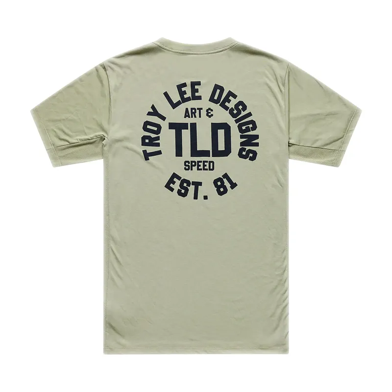 Troy Lee Designs Skyline Short Sleeve Ride Jersey Stamps in Sage-1