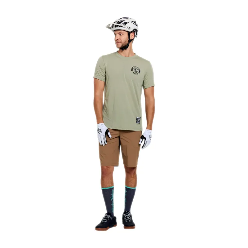 Troy Lee Designs Skyline Short Sleeve Ride Jersey Stamps in Sage-11