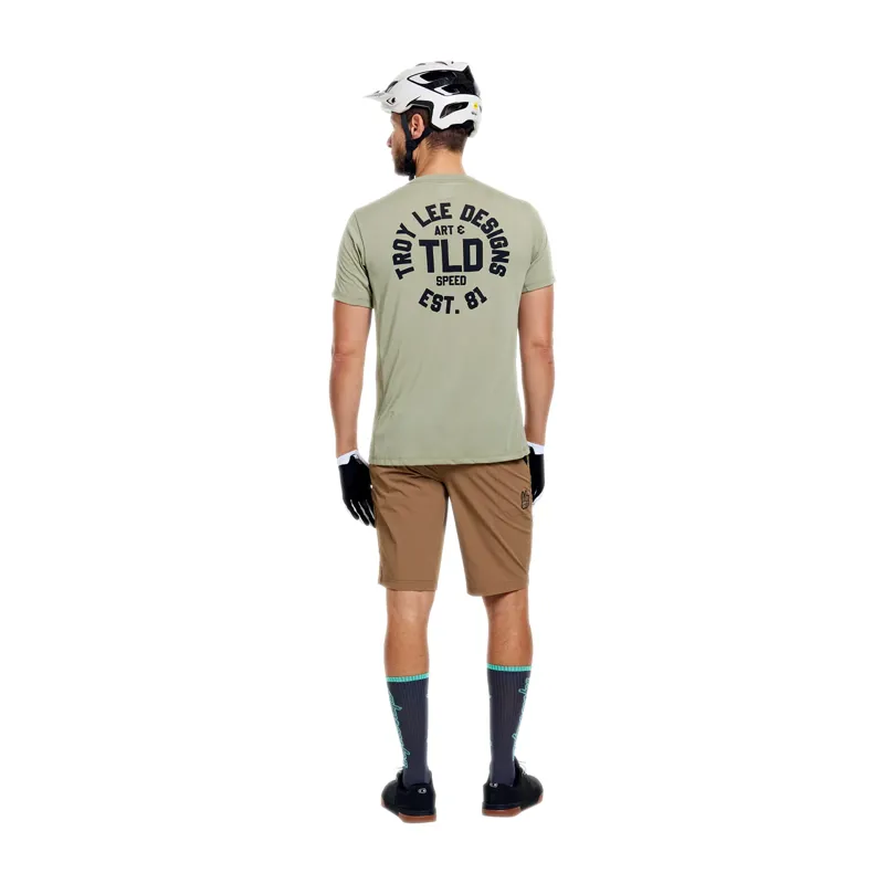 Troy Lee Designs Skyline Short Sleeve Ride Jersey Stamps in Sage-12